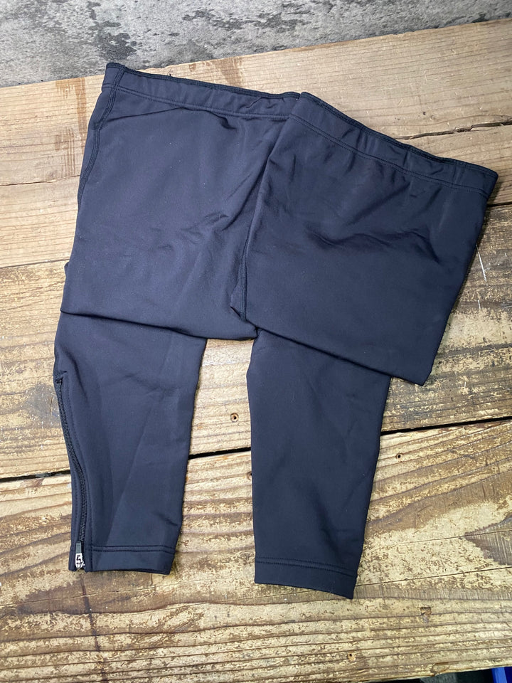 JO216 パールイズミ PEARL IZUMI iZUMi レッグウォーマー ジッパー 黒 L 裏起毛