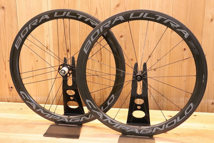 カンパニョーロ CAMPAGNOLO ボーラ BORA ULTRA 50 AC3 カーボン クリンチャー ホイールセット シマノ 11S/12S 【芦屋店】