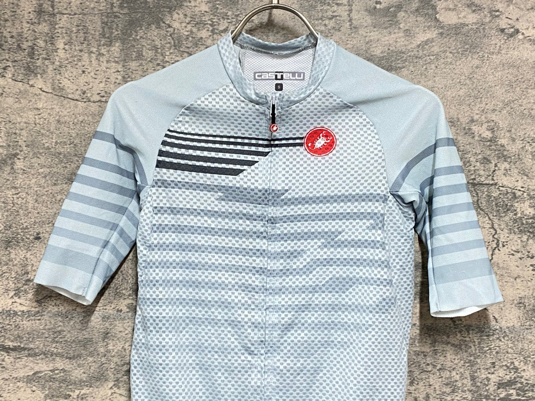JY247 カステリ CASTELLI ROSSOCORSA 半袖 サイクルジャージ 薄緑 S　※余臭強め