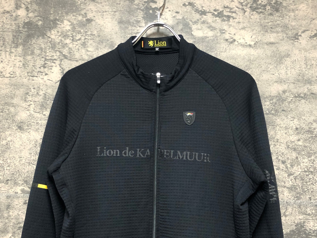 KN773 リオンドカペルミュール Lion de KAPELMUUR 長袖 サイクルジャージ 黒 WL