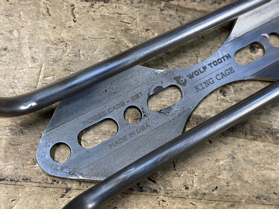 KM945 ウルフトゥース WOLF TOOTH キングケージ KING CAGE MORSE CAGE チタン 2個セット