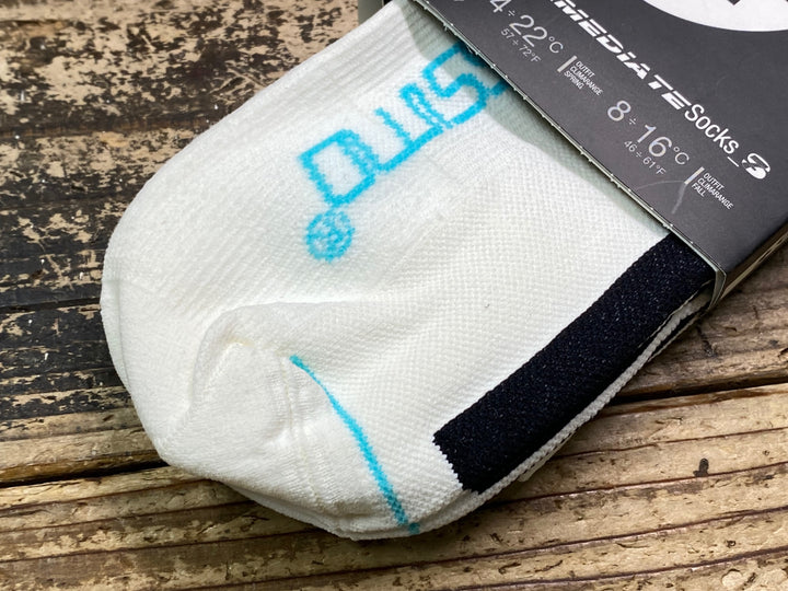 JQ160 アソス assos INTERMEDIATE Socks S7 サイクルソックス 白 2