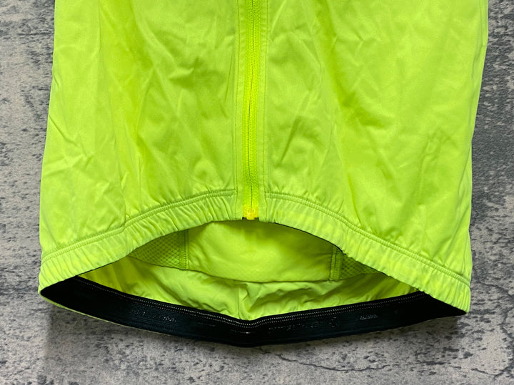 JZ839 パールイズミ PEARL iZUMi ジレ サイクルベスト 黄 S