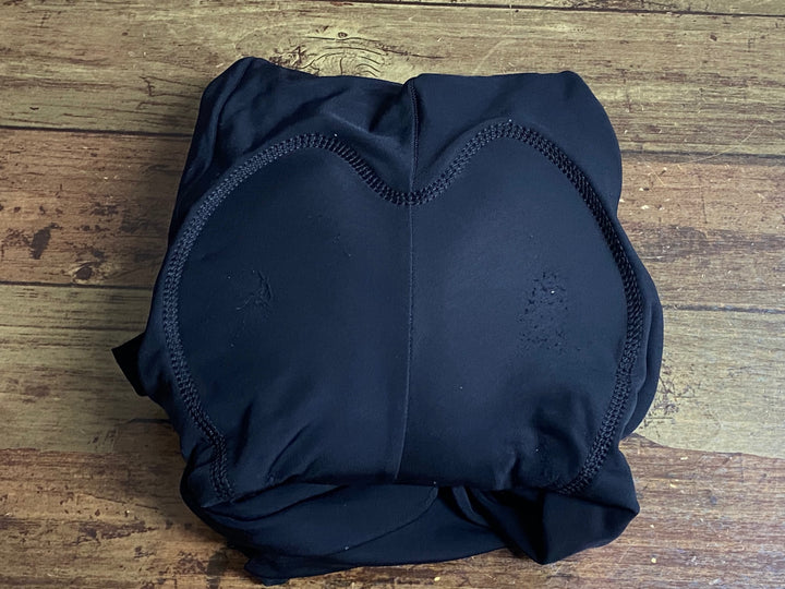 KB687 カステリ CASTELLI ビブタイツ 黒 M 裏起毛 ※擦れ