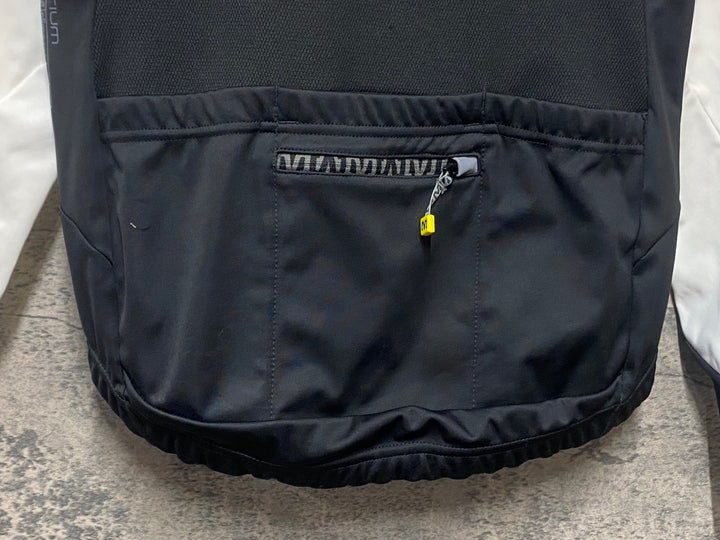KM215 マヴィック MAVIC 長袖 ウィンドジャケット 白 S スレあり