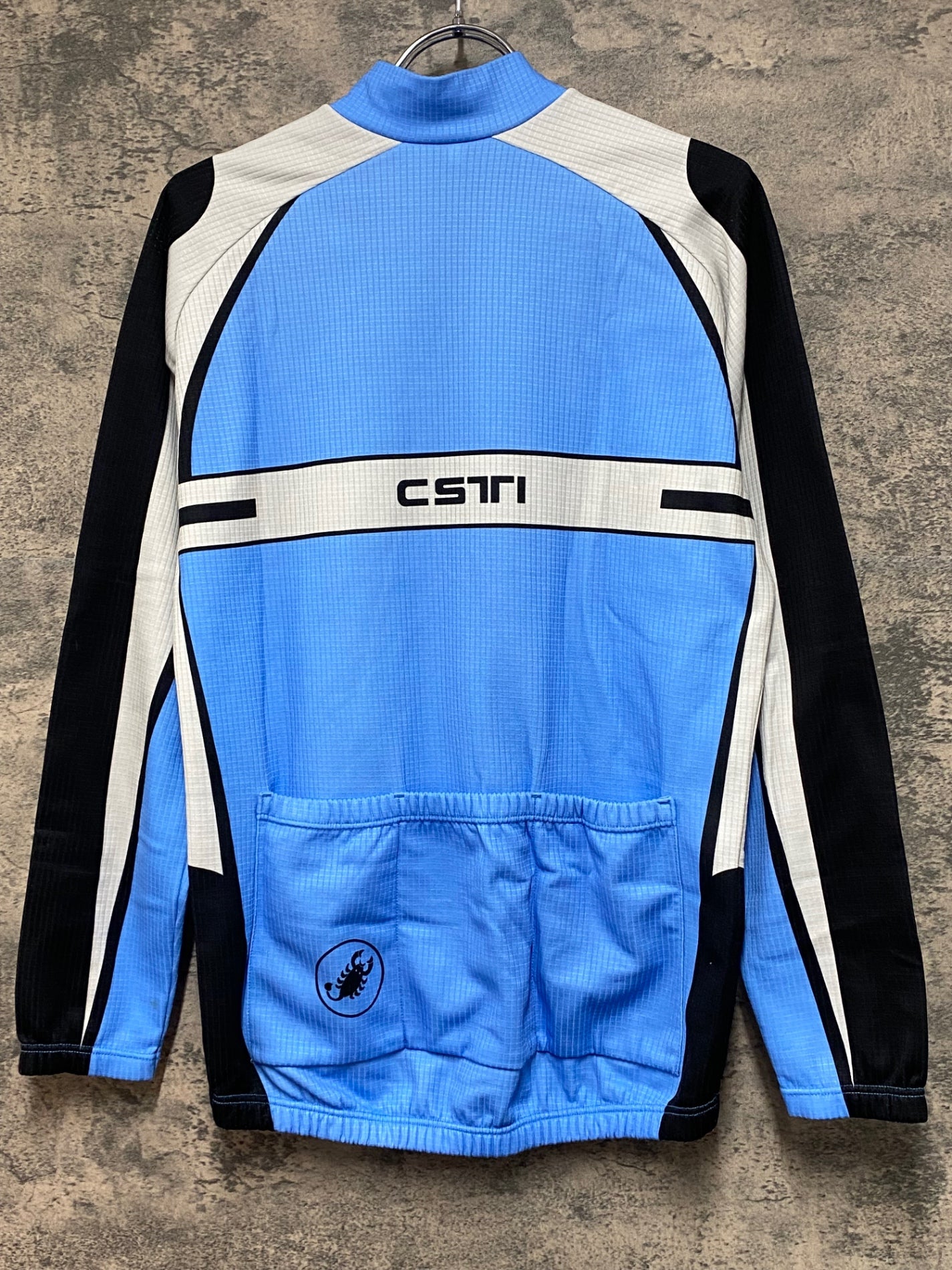 KE535 カステリ Castelli 長袖 サイクルジャージ 水 白 M 裏起毛 KE535 カステリ Castelli 長袖 サイクルジャージ 水 白 M 裏起毛