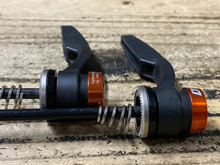 KF446 DT SWISS RWS スキュワー クイックリリース 100mm/130mm ロード用 スチールシャフト 前後セット