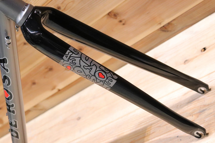 デローザ DE ROSA コルム コラム CORUM SLOPE RIM 2017モデル 44サイズ スチール ロードバイク フレームセット 【広島店】