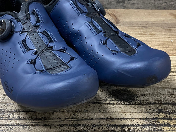 JS680 フィジーク fizik VENTO OMNA WIDE SPD-SL ビンディングシューズ 紺 EU42