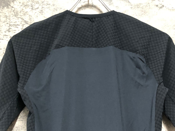 KM114 ラファ Rapha PRO TEAM AERO JERSEY 半袖 サイクルジャージ 黒 M ※襟ほつれ