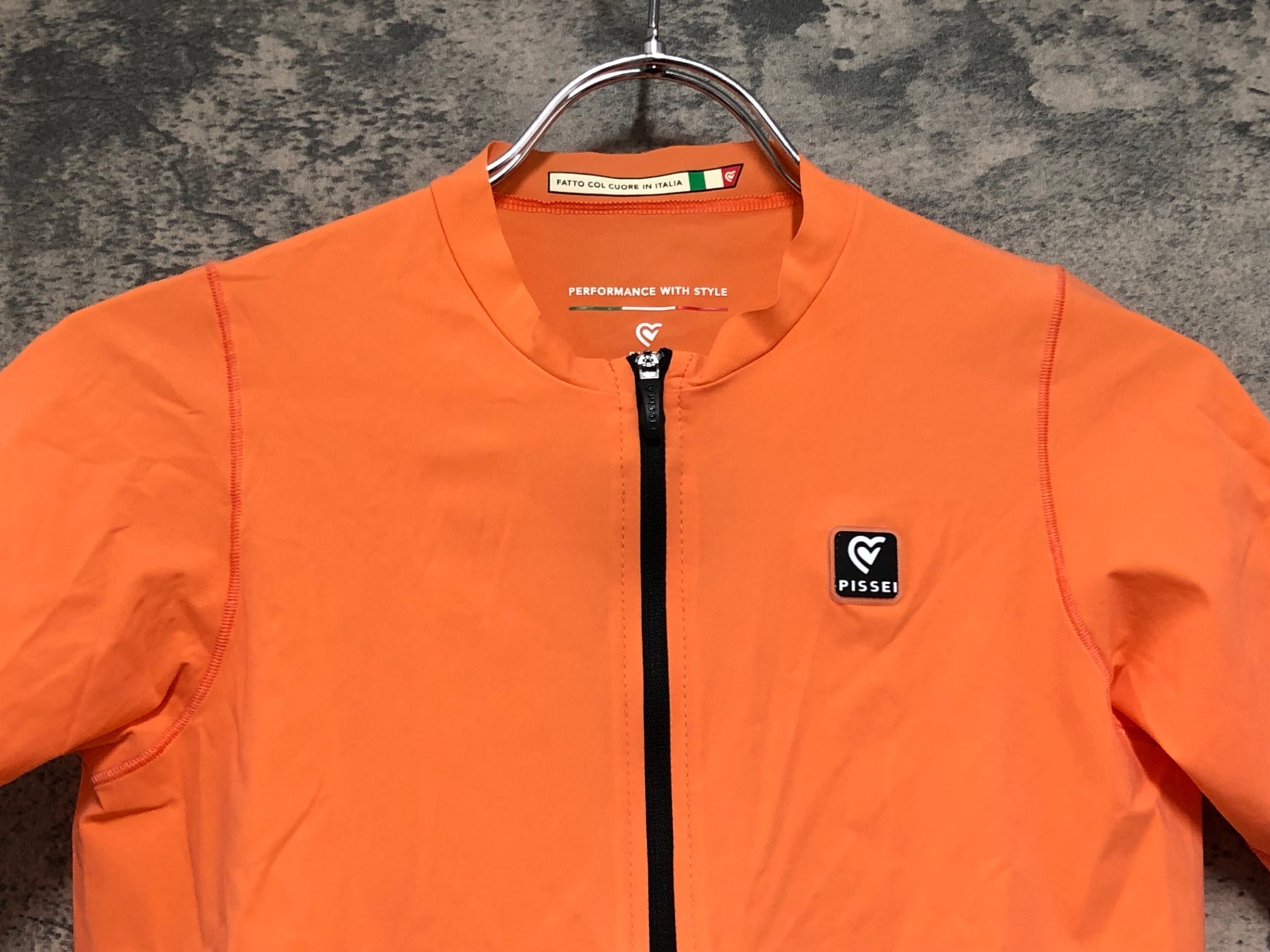 JU513 ピセイ PISSEI 半袖 サイクルジャージ オレンジ XS-S – BICI