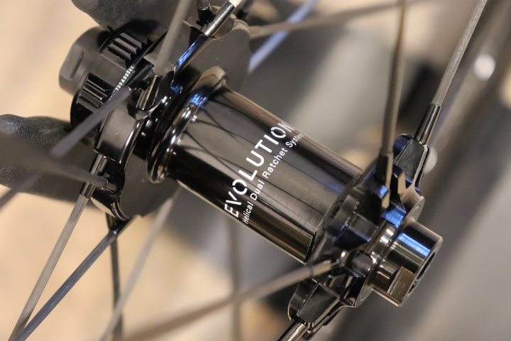 エリートホイールズ ELITEWHEELS ドライブ DRIVE HELIX 46D CS カーボン チューブレスレディ ホイールセット XDRフリー 【さいたま浦和店】