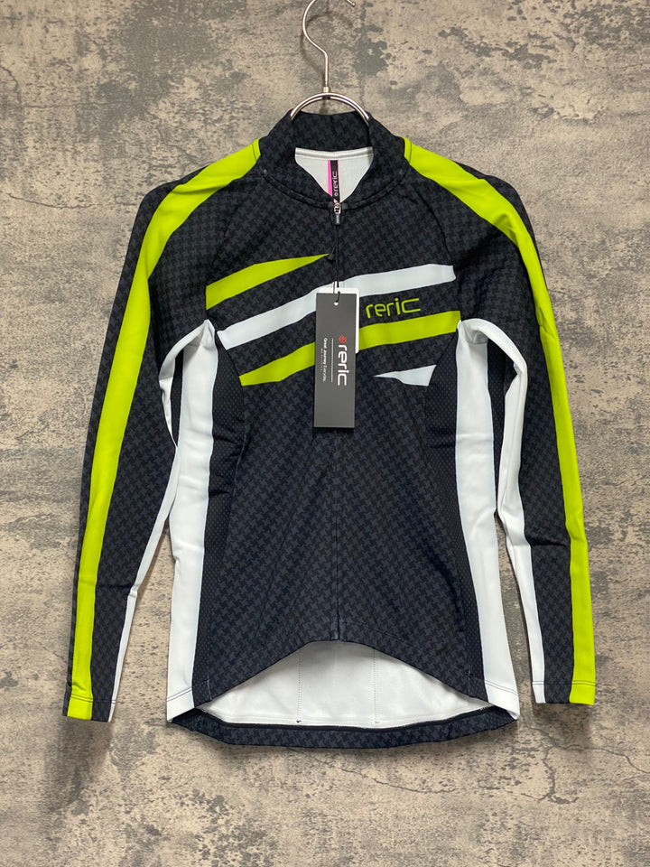 JV954 レリック reric Women's Grace Long Sleeve Jersey 長袖サイクルジャージ 黒 S 裏起毛 レディース