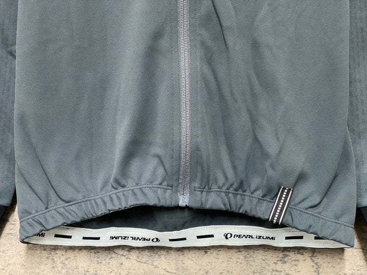 JS684 パールイズミ PEARL iZUMi 長袖 サイクルジャージ グレー LADIES M 裏起毛