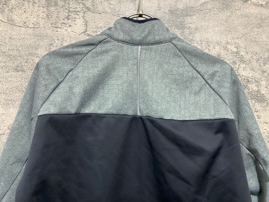 JD247 クラフト CRAFT 長袖 サイクルジャケット 黒グレー S VENTAIR WIND 裏起毛
