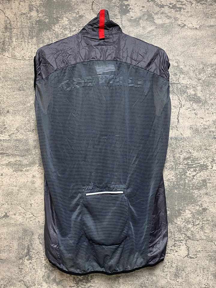JP532 カステリ CASTELLI ジレ サイクルベスト グレー L