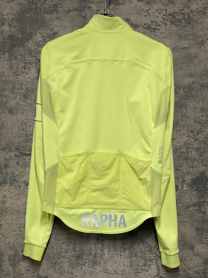 KG831 ラファ Rapha PRO TEAM LONG SLEEVE INFINIUM JERSEY 長袖 サイクルジャージ 黄 S GORE-TEX INFINIUM