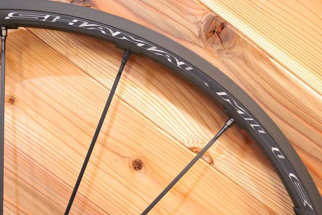 美品！ カンパニョーロ CAMPAGNOLO シャマル ミレ SHAMAL MILLE シマノ 11S/12S 17C アルミ クリンチャー ホイールセット 【広島店】