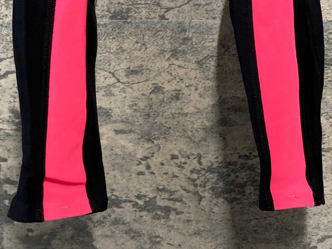 JE274 ラファ Rapha SOUPLESSE WINTER TIGHTS WITH PAD ビブタイツ ブラック ピンク レディース XXS 裏起毛