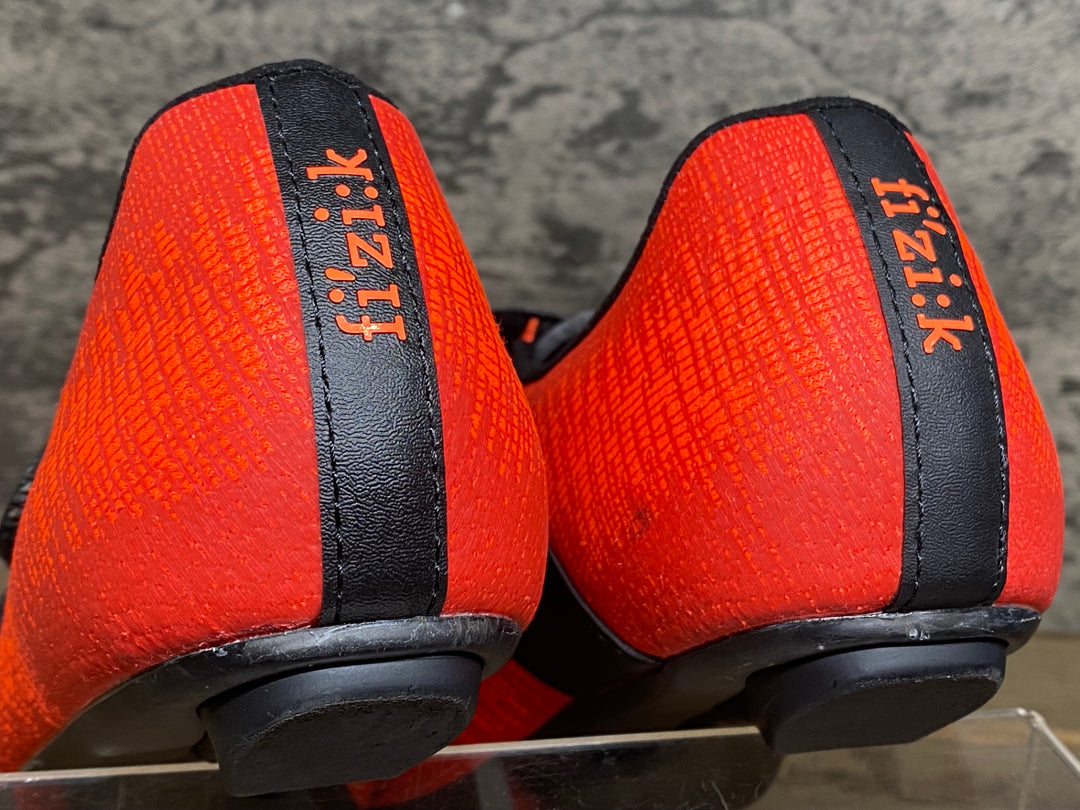 JK767 フィジーク fizik VENTO INFINITO KNIT CARBON SHOES ビンディングシューズ EU39 3穴 赤