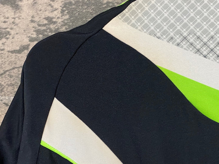 JI655 サンティーニ Santini 半袖サイクルジャージ 黒 L
