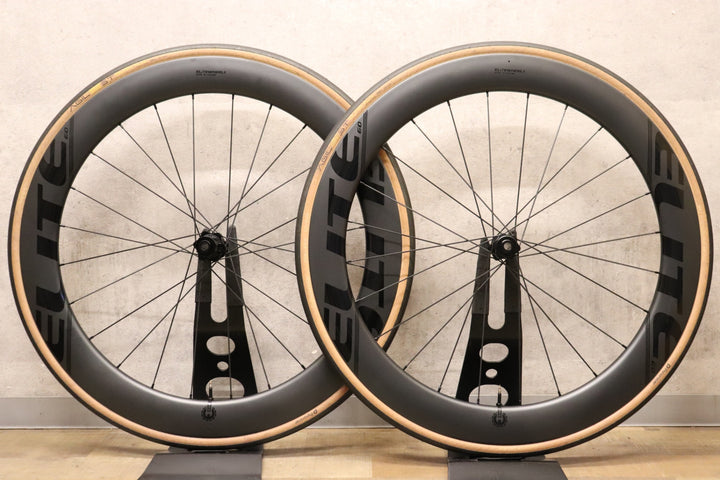 エリートホイールズ ELITEWHEELS エッジ ディスク EDGE60 DISC カーボン チューブレスレディ ホイールセット シマノ12/11S  【さいたま浦和店】