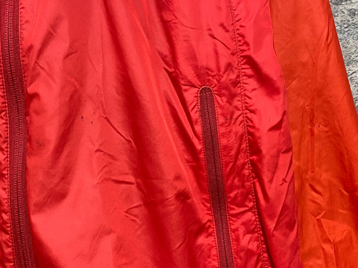 JN593 コロンビア columbia マウンテンパーカー ウィンドブレーカー オレンジ XL 汚れあり