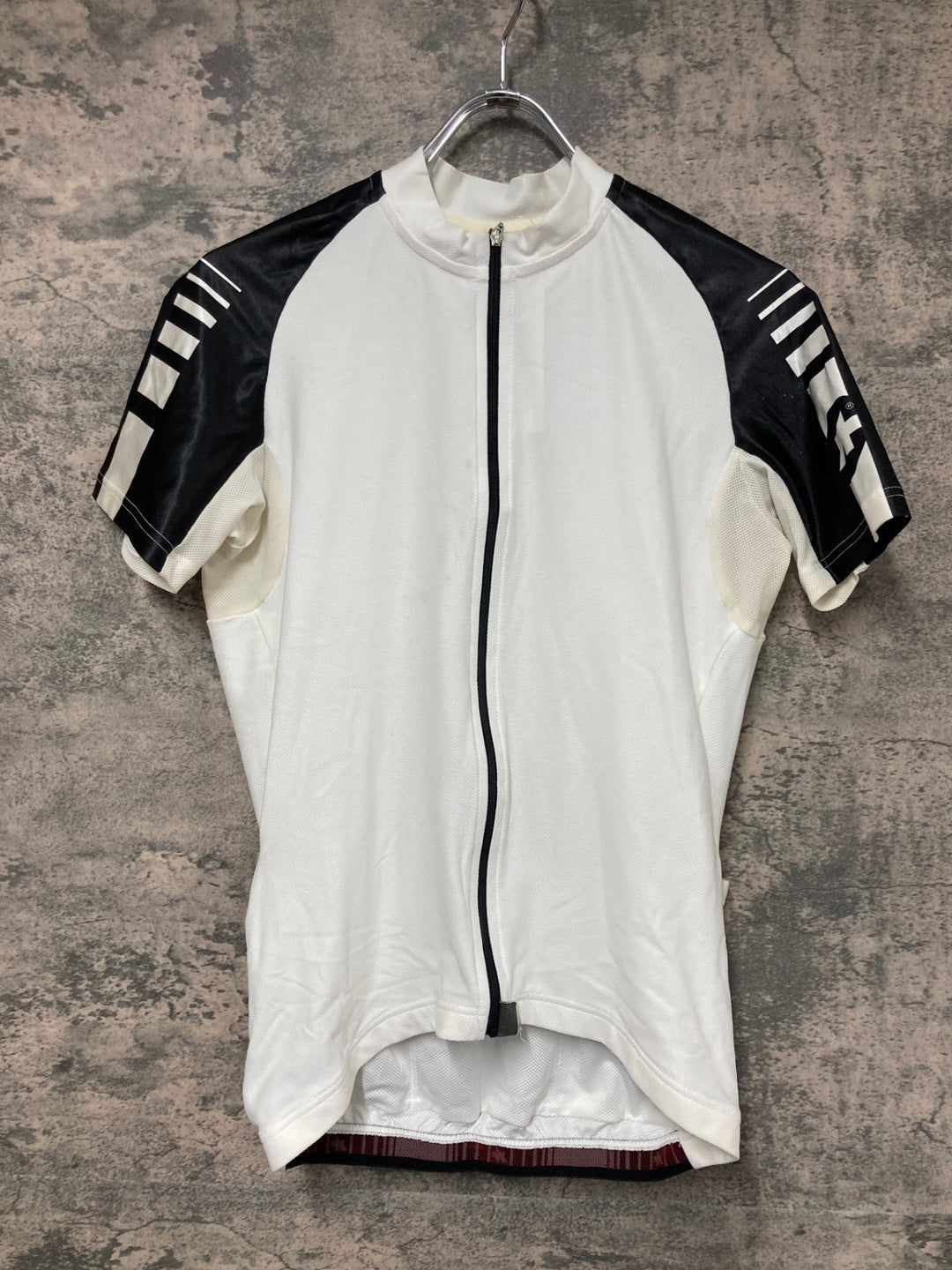 JR295 アソス ASSOS 半袖 サイクルジャージ 白 M ※スレ