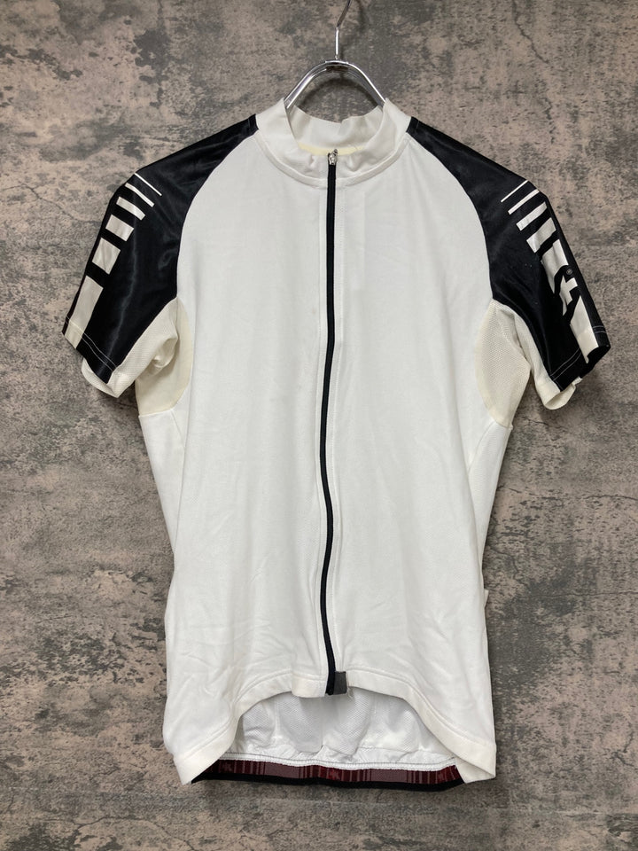 JR295 アソス ASSOS 半袖 サイクルジャージ 白 M ※スレ
