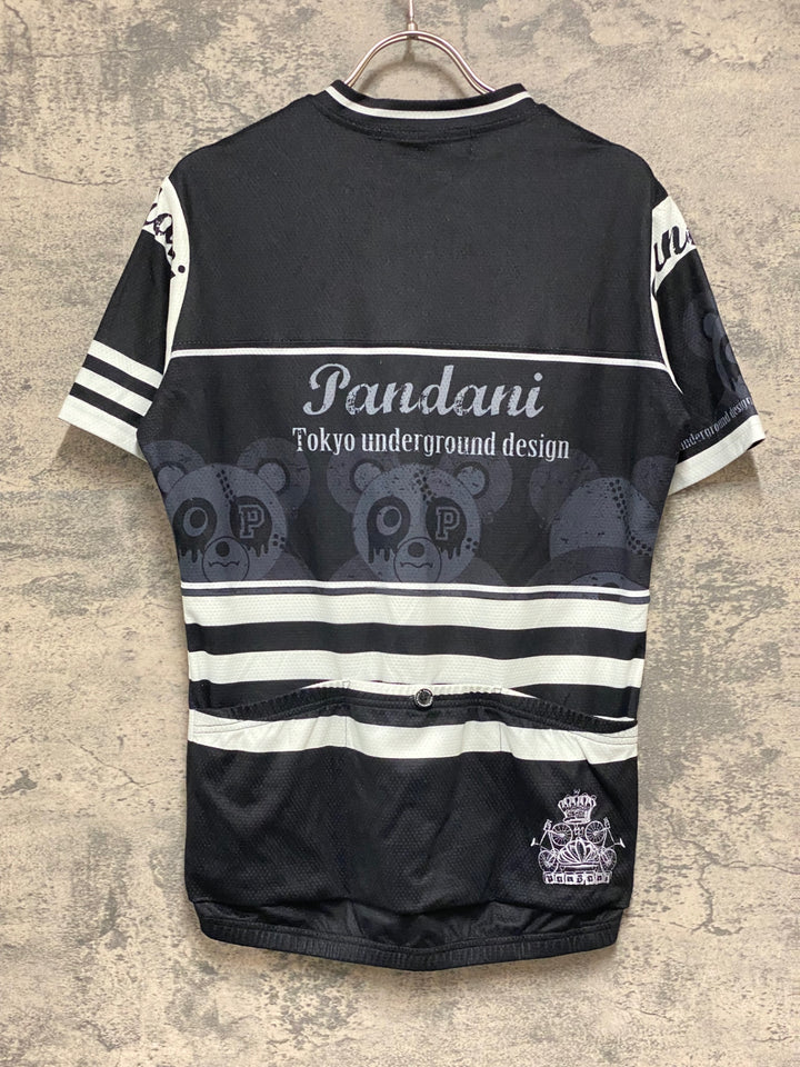 KD093 パンダーニ Pandani 半袖 サイクルジャージ 黒 M