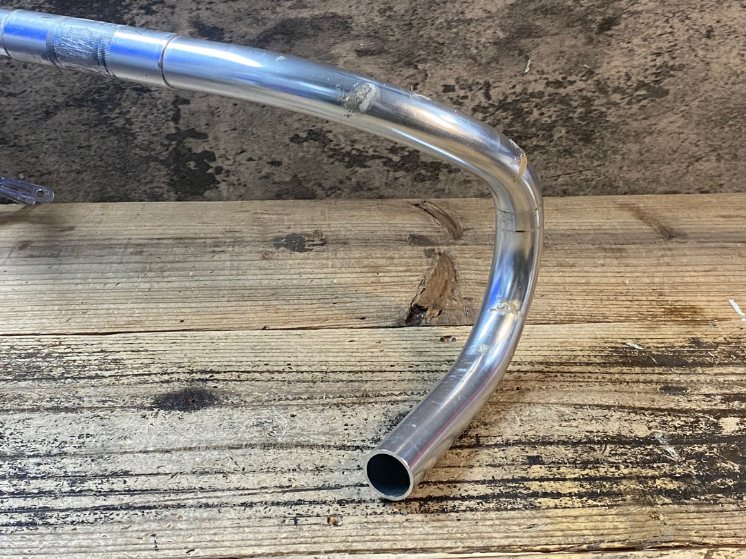 JV010 チネリ Cinelli Criterium 65-40 アルミ ドロップハンドル Φ26.2 エンドC-C400mm シルバー