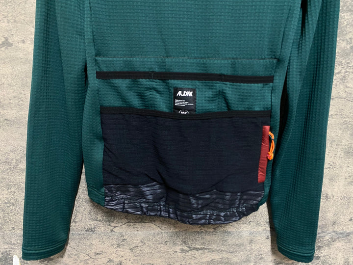 KS236 カフェドシクリステ cafe du cycliste LORENNE 長袖 サイクルジャージ 緑 S