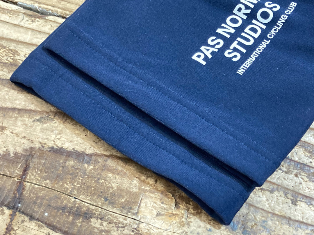 KA587 パスノーマルスタジオ PAS NORMAL STUDIOS CONTROL KNEE WARMER ニーウォマー ネイビー L 裏起毛