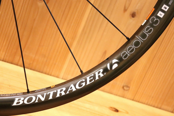 ボントレガー BONTRAGER アイオロス AEOLUS 3 カーボン クリンチャー フロントホイール 【芦屋店】
