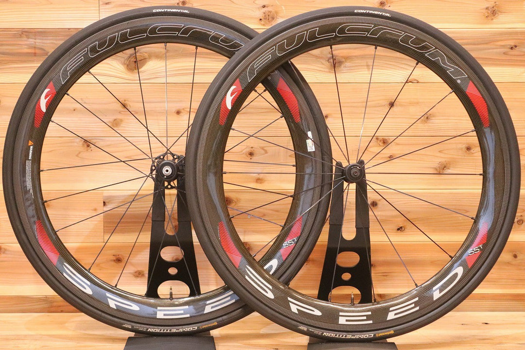 フルクラム FULCRUM スピード SPEED 55T RIM シマノ 11S/12S カーボン チューブラー ロードバイク ホイールセット 【広島店】