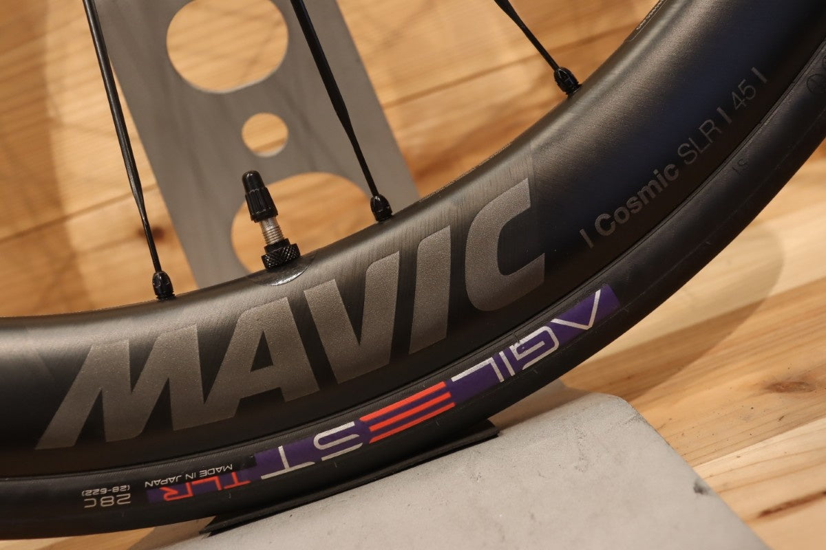 マビック　コスミックカーボン　SLR　美品　チューブレス マヴィック MAVIC コスミック COSMIC SLR45 DISC 23mm カーボン