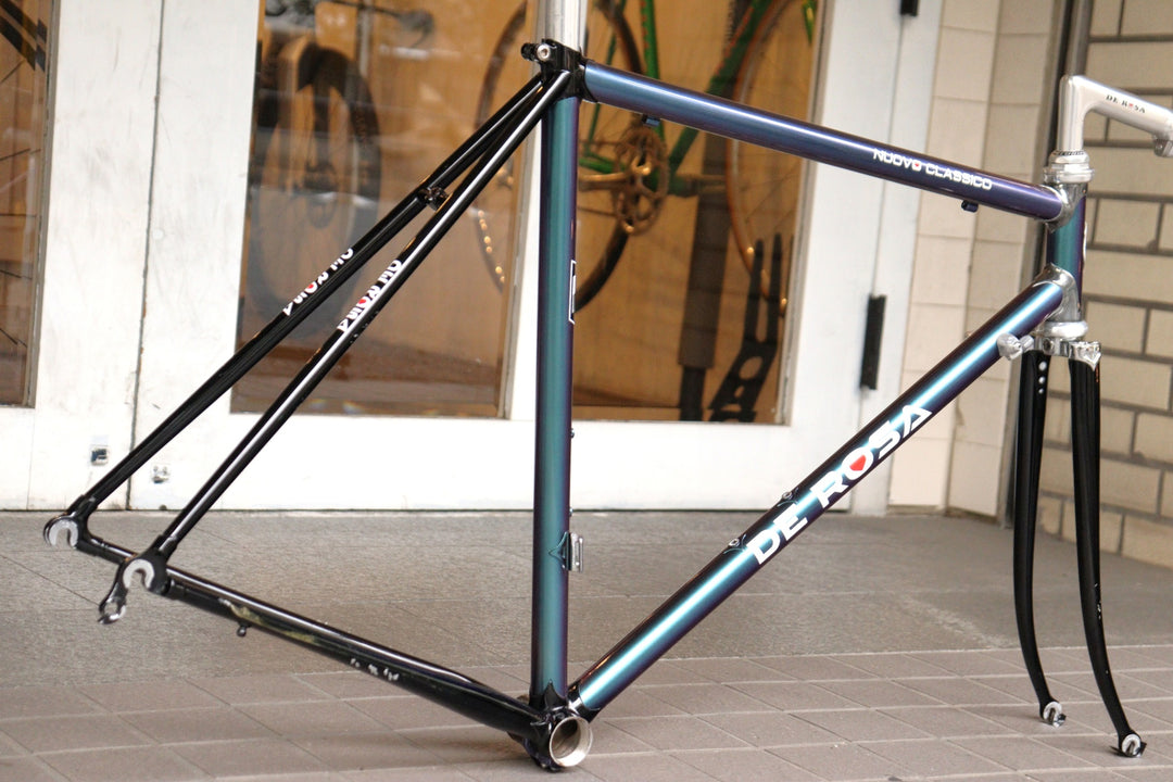 デローザ DE ROSA ヌーボクラシコ ブラックラベル NUOVO CLASSICO BLACK LABEL 2024モデル 52サイズ クロモリ ロードバイク フレームセット  【横浜店】