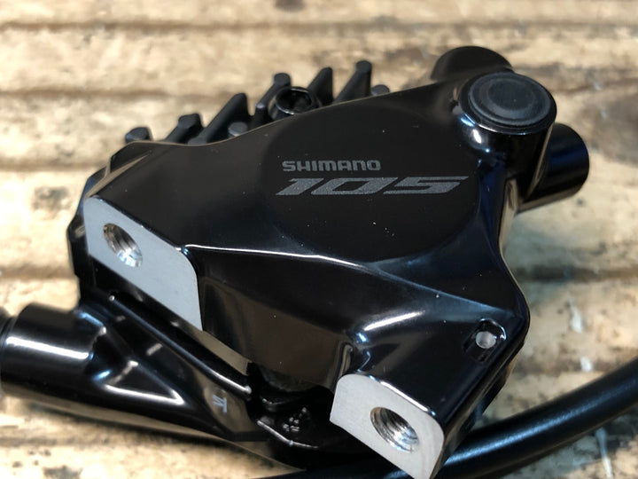 JI633 シマノ SHIMANO 105 ST-R7120 BR-R7170 左STIレバー ディスクブレーキキャリパーセット 油圧