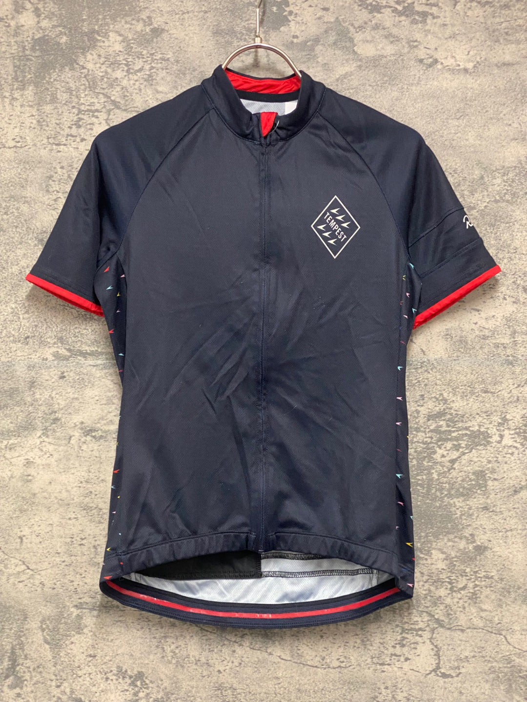 JX643 ラファ Rapha TEMPEST JERSEY 半袖 サイクルジャージ 紺 レディーズ S