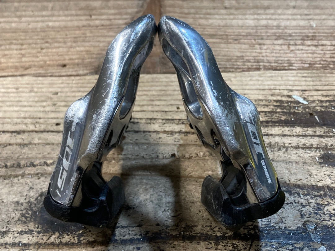 JS145 シマノ SHIMANO 105 PD-5700 ビンディングペダル SPD-SL ※ガリ傷