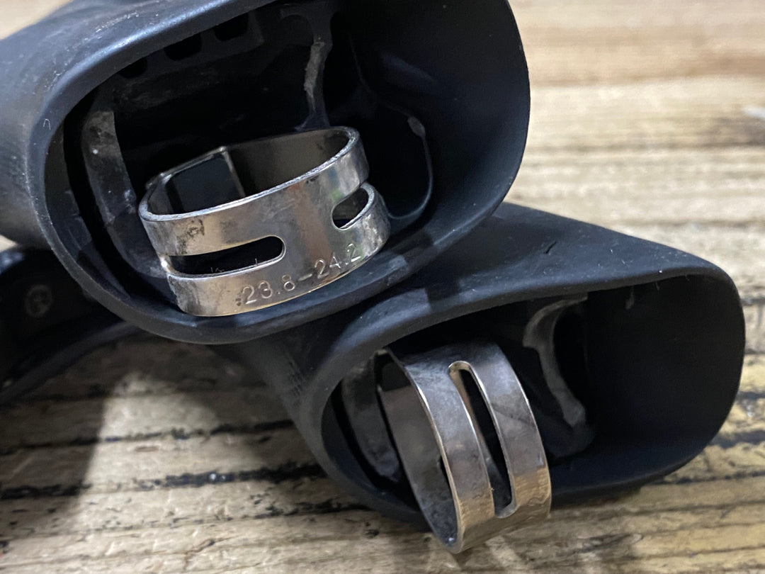 KC967 シマノ SHIMANO アルテグラ ULTEGRA ST-6870 STIレバー 2x11S Di2 動作確認済 ※割れ、削れ大 ジャンク