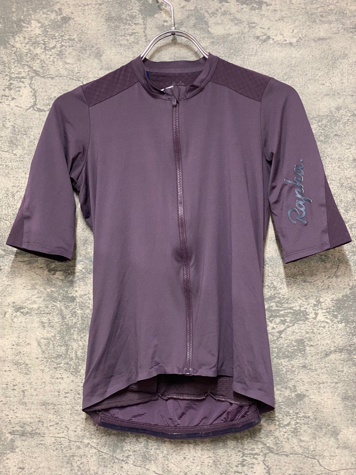 JM872 ラファ Rapha SOUPLESSE AERO JERSEY 半袖 サイクルジャージ パープル S レディース