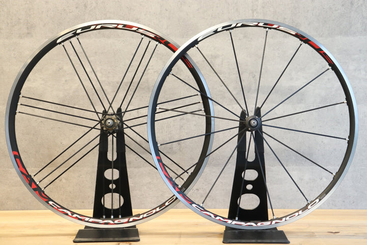 カンパニョーロ CAMPAGNOLO ユーラス EURUS アルミ クリンチャー ホイールセット シマノ10S 15C 【さいたま浦和店】