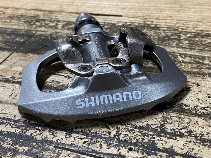JX057 シマノ SHIMANO PD-A530 ビンディングペダル SPD 片面フラット シルバー