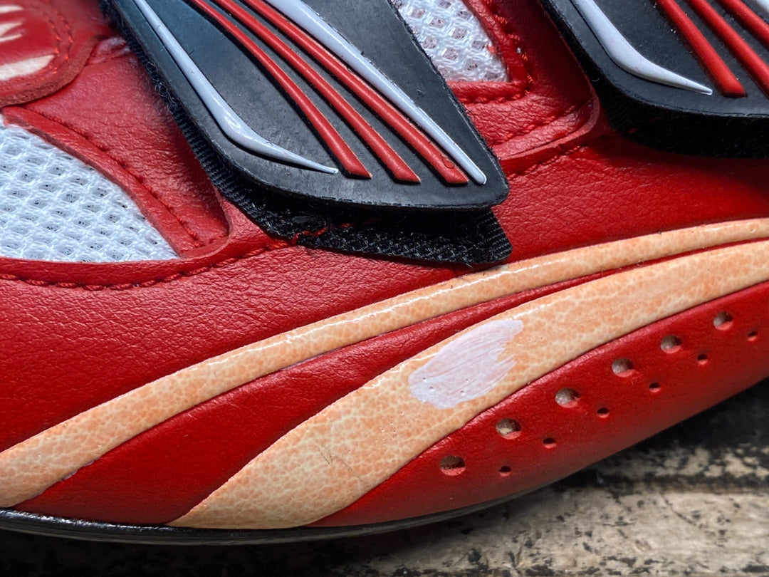 JR491 タイム TIME ULTEAM RS CARBON ビンディングシューズ 赤 EU39