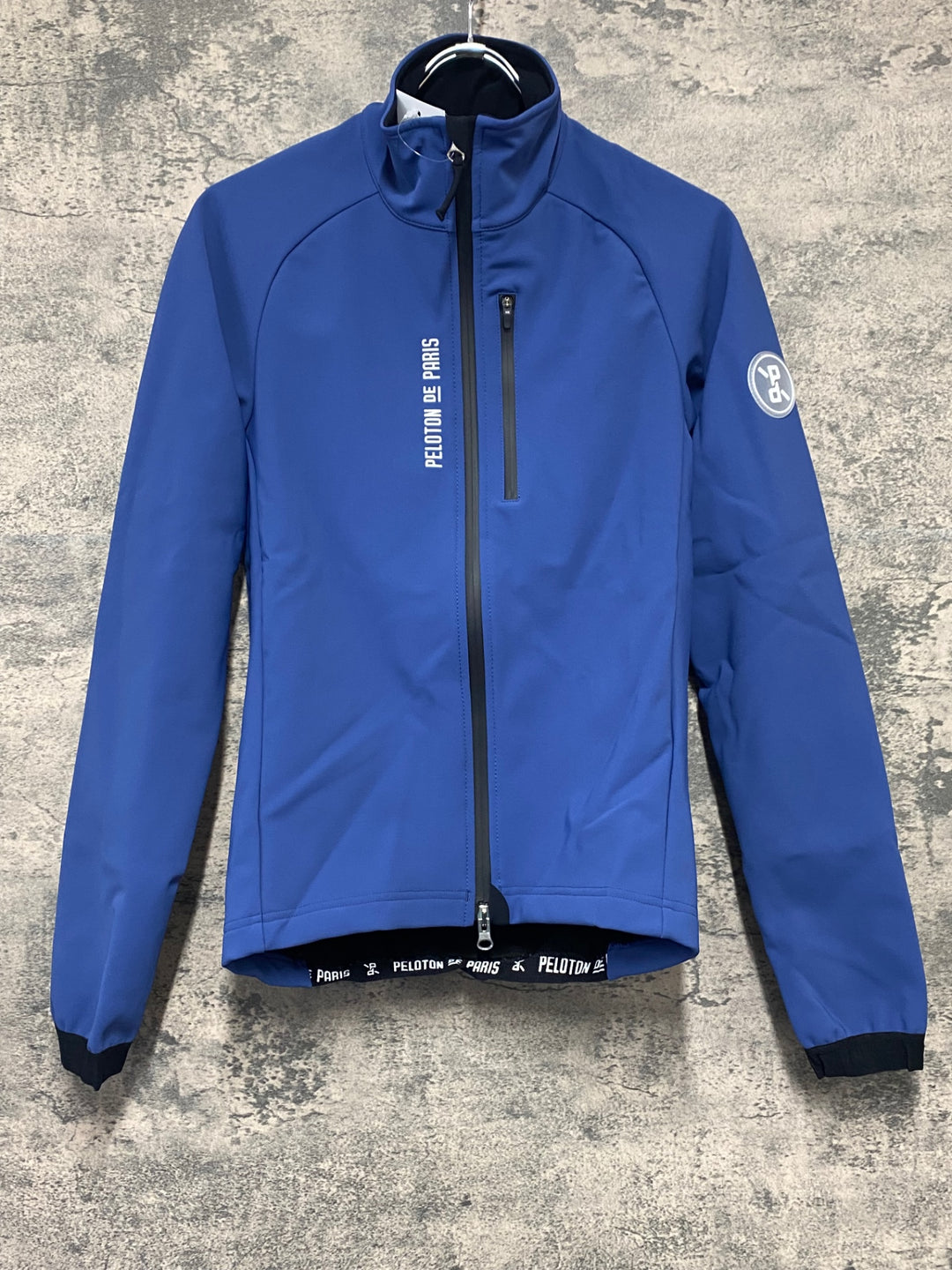 JW760 プロトンドパリ PELOTON DE PARIS Sprinteur Softshell Jacket 長袖 サイクルジャケット 青 XS 裏起毛