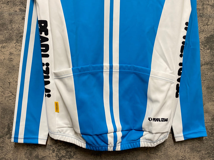 KF345 パールイズミ PEARL iZUMi 長袖 サイクルジャケット 水色 M 裏起毛 THERMODRESS