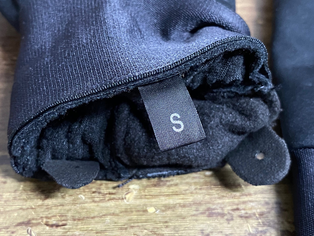 KD334 ラファ Rapha PRO TEAM WINTER GLOVES 長指 グローブ 黒 S 裏起毛