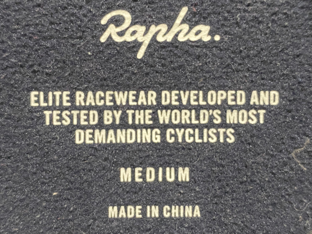JQ367 ラファ Rapha PRO TEAM TRAINING JACKET 長袖 サイクルジャケット 濃紺 M 裏起毛