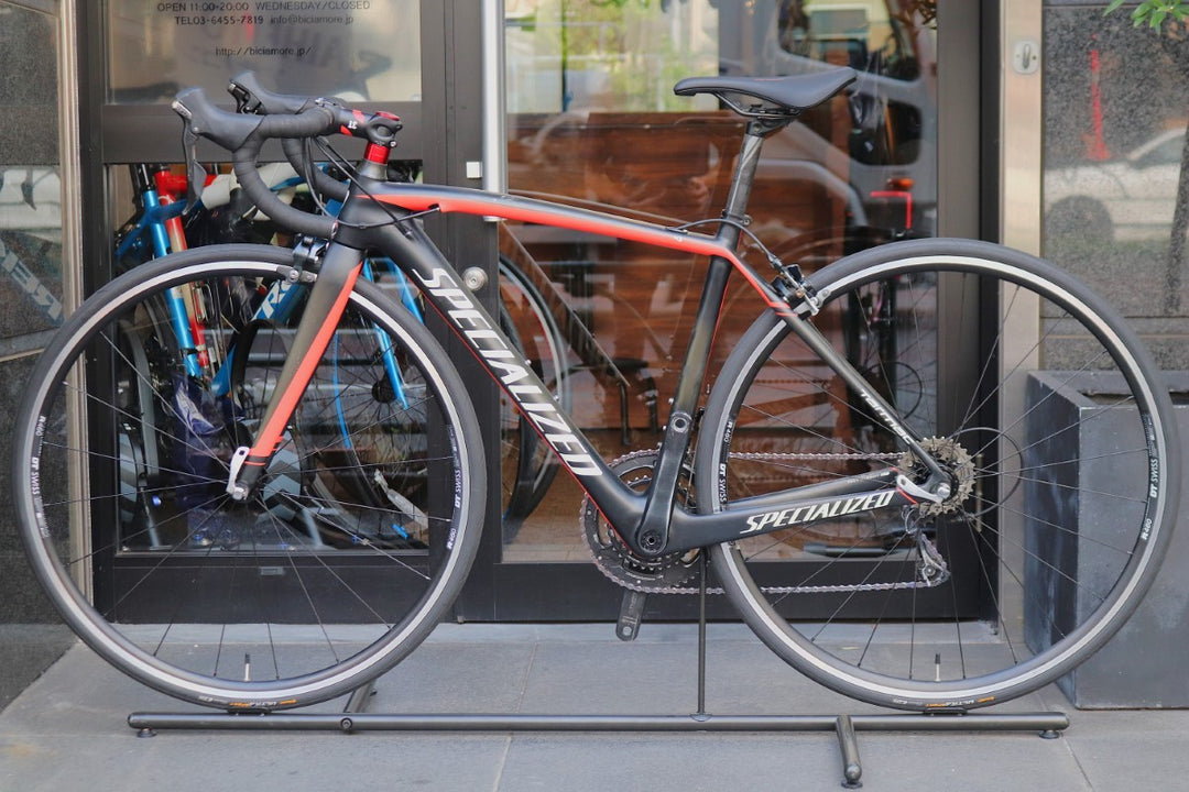 スペシャライズド SPECIALIZED ターマック エリート TARMAC ELITE 2015モデル 49サイズ シマノ 105 5800MIX 11S カーボン リムブレーキ ロードバイク 【東京南麻布店】